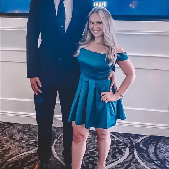 Silk Tobi Skater Dress - Picture 1 of 5